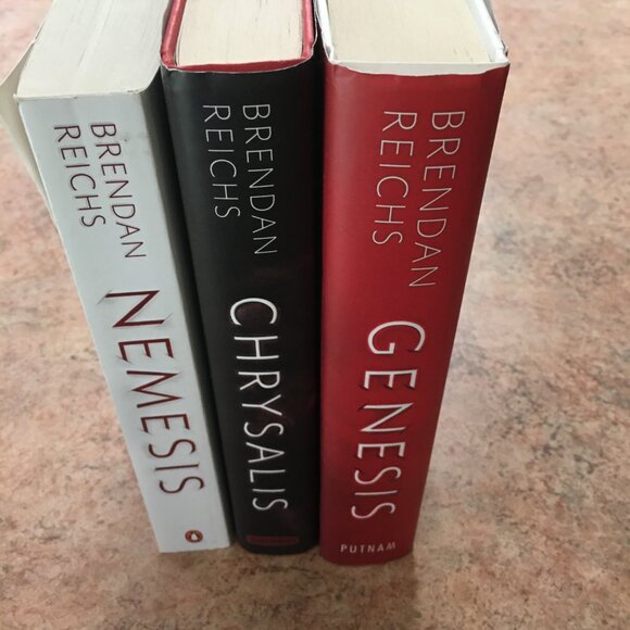 Brendan Reichs Nemesis series trilogy nemesis , chrysalis, genesis books - Picture 8 of 9